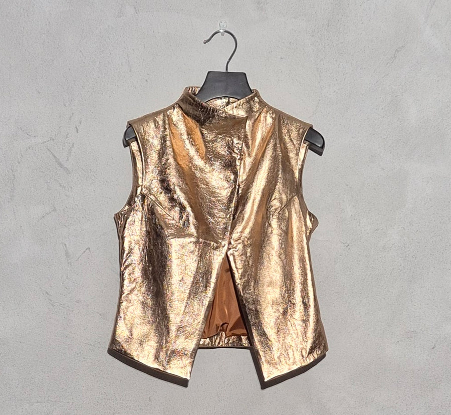 SS25 Le Ruemarcel - Gilet Pelle Fatima