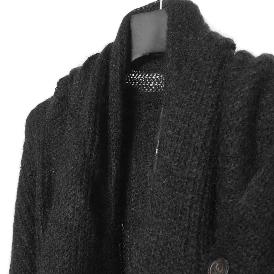 Masnada - Cappotto Cappuccio Mohair