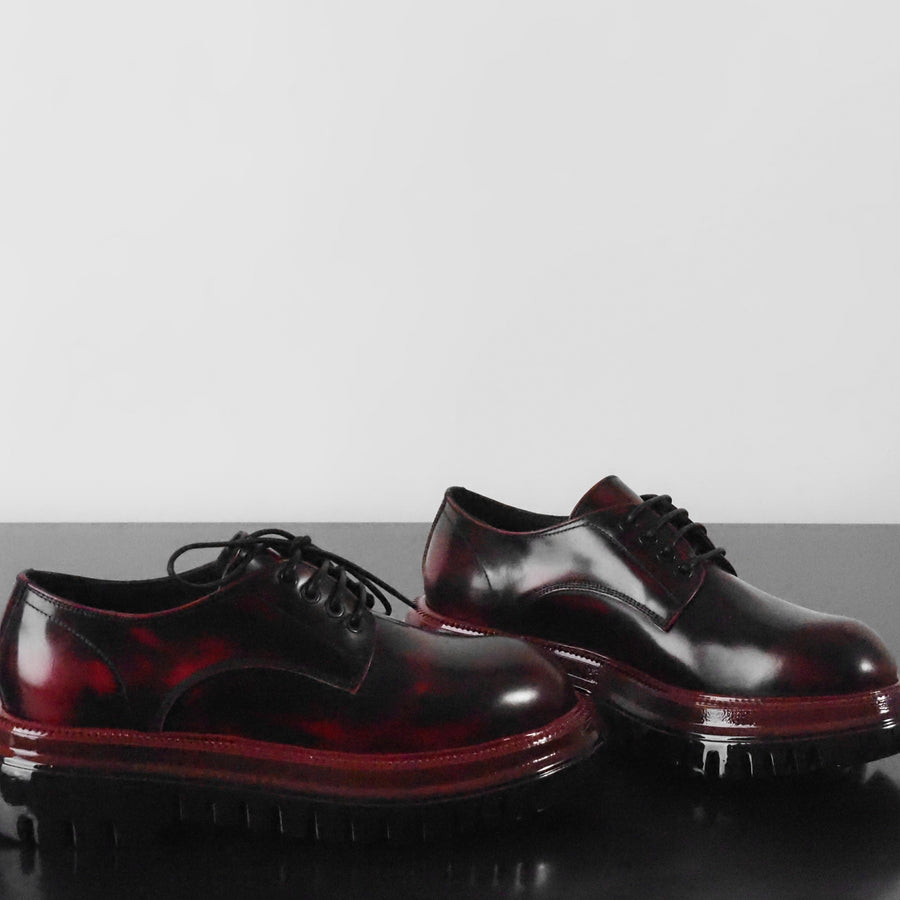 - Mattia Capezzani - Scarpa Allacciata Cordovan