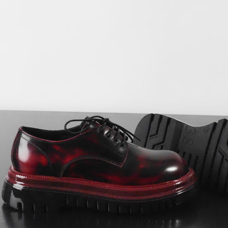 - Mattia Capezzani - Scarpa Allacciata Cordovan